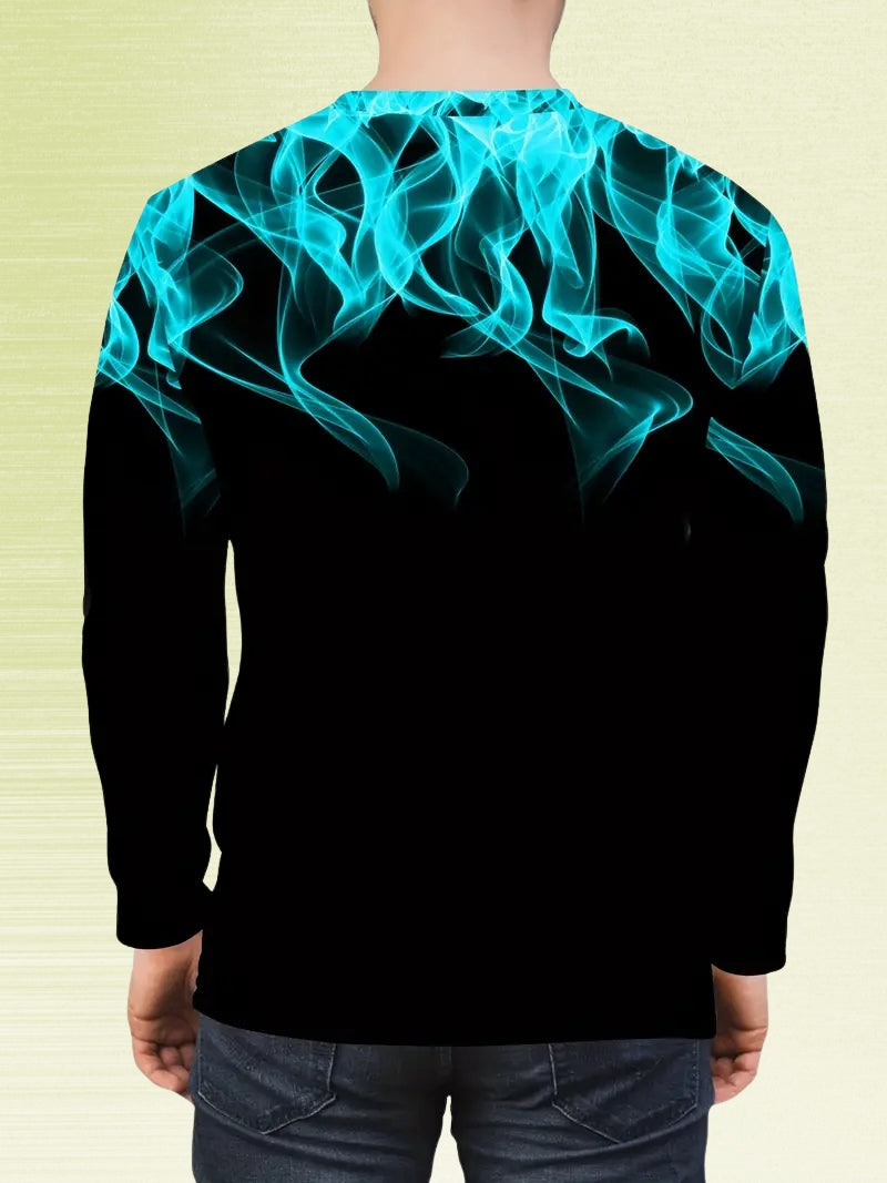 Casual Lange Mouwen Shirt met Ronde Hals – Comfortabel, Stijlvol & Veelzijdig