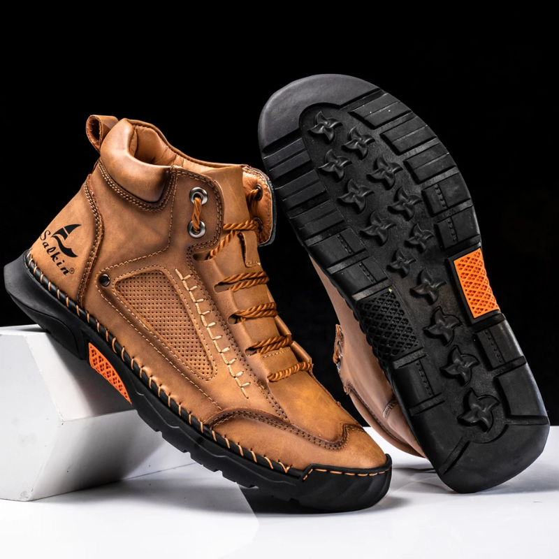 Hoge Top Schoenen – Premium Leer, Waterdicht en Ademend voor Ultiem Comfort