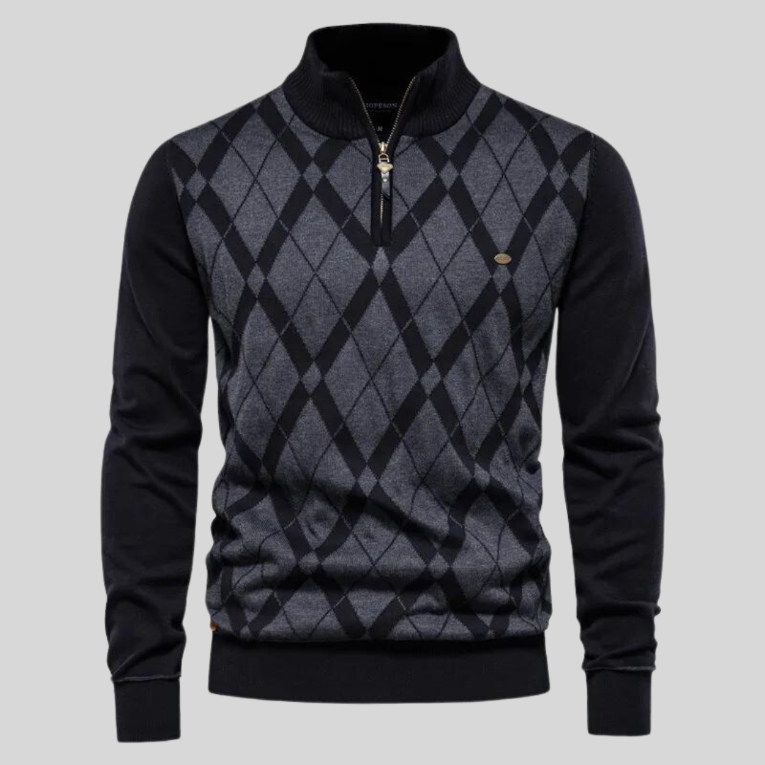 Cooper Long Sleeve Pullover voor Heren – Stijlvolle Trui met Comfortabele Pasvorm