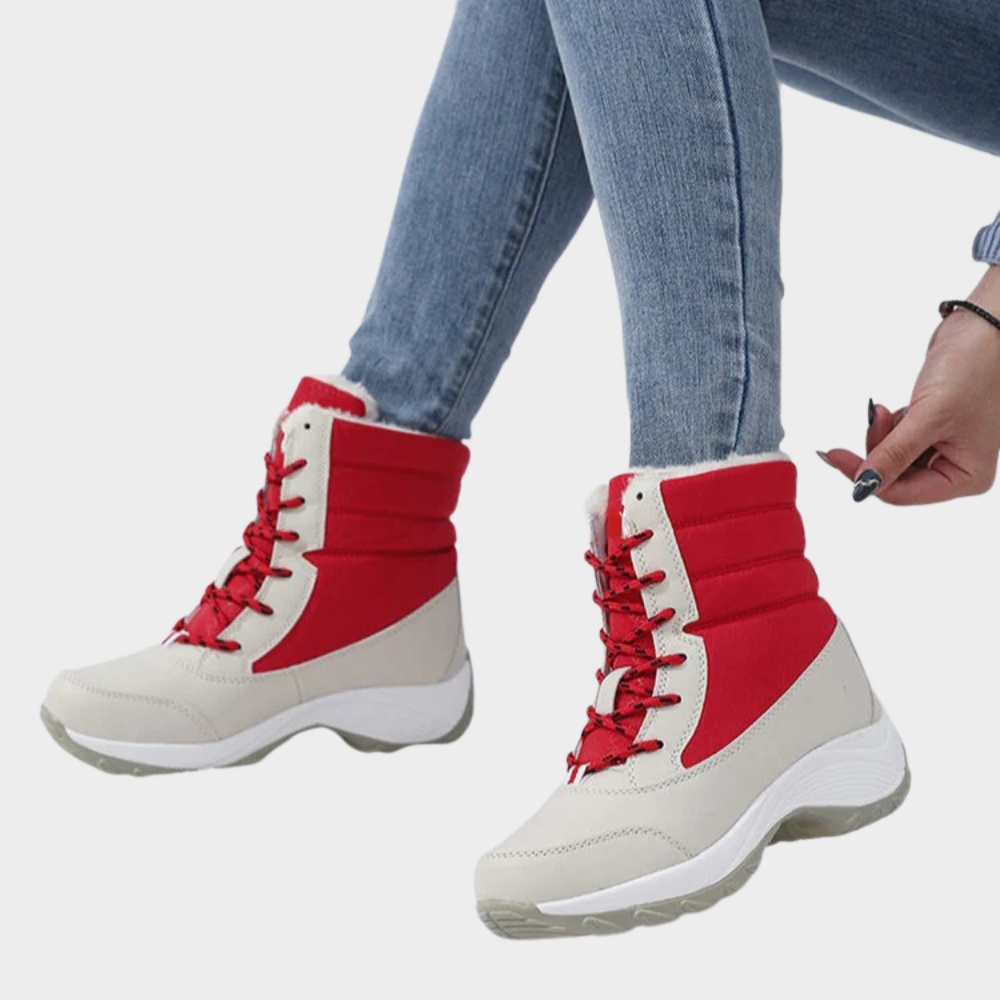 Warme Waterdichte Winterlaarzen voor Dames – Geïsoleerde Outdoor Schoenen