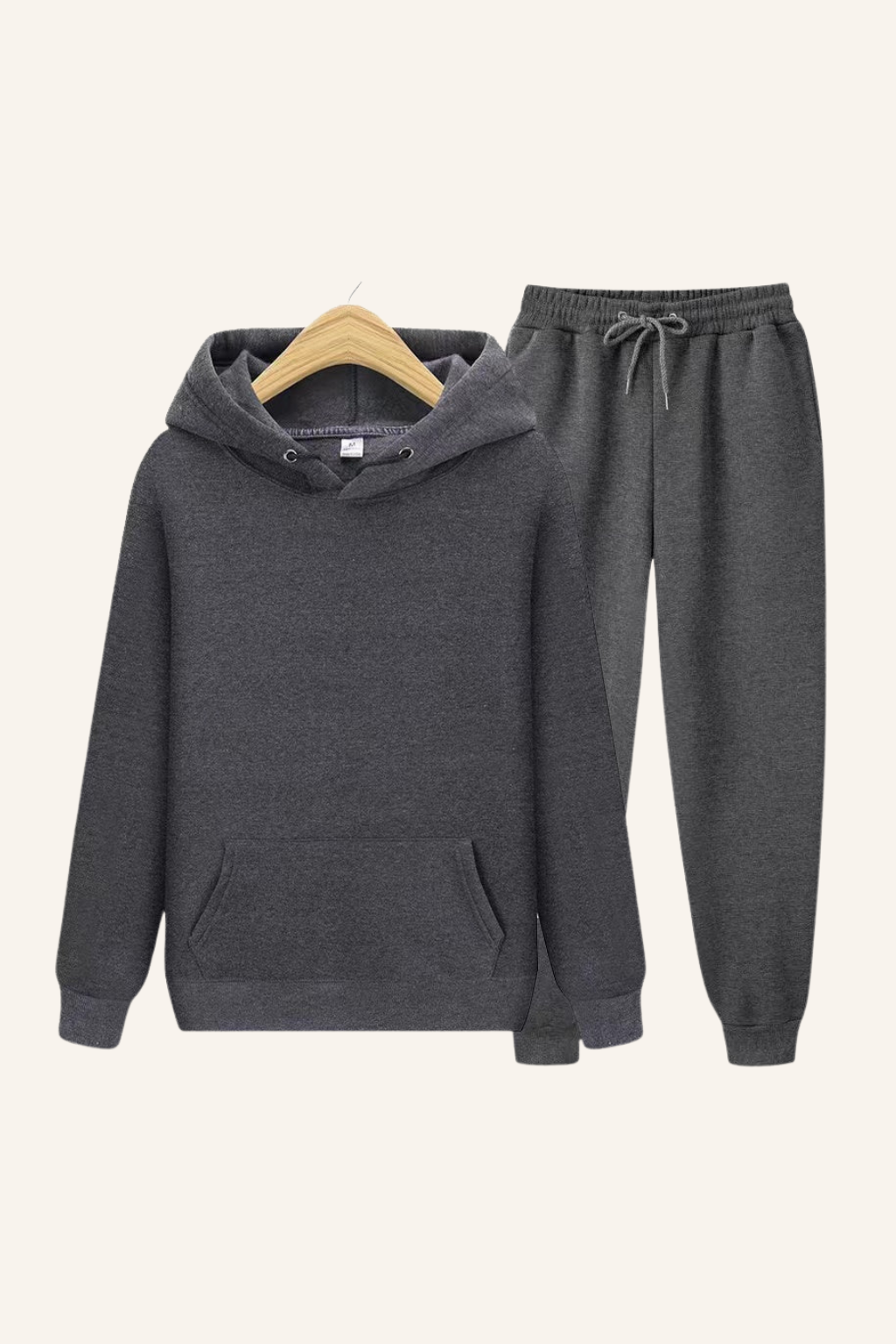 Unisex Hoodie en Joggingbroek Set – Comfortabel Trainingspak voor Thuis en Sport, Zachte Casual Outfit