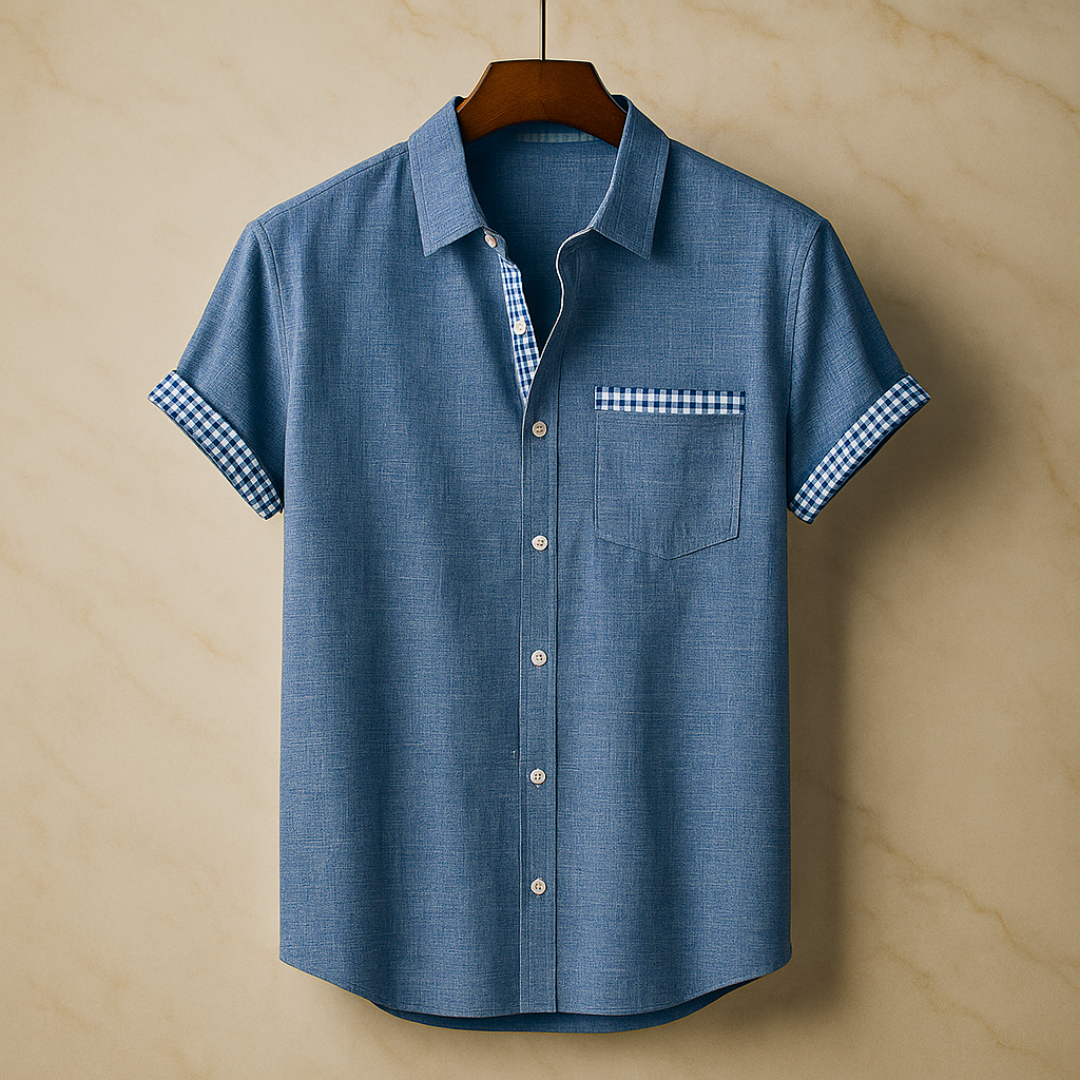 Brooks Linnen Overhemd – Premium Linnenmix, Casual & Tijdloos Herenoverhemd