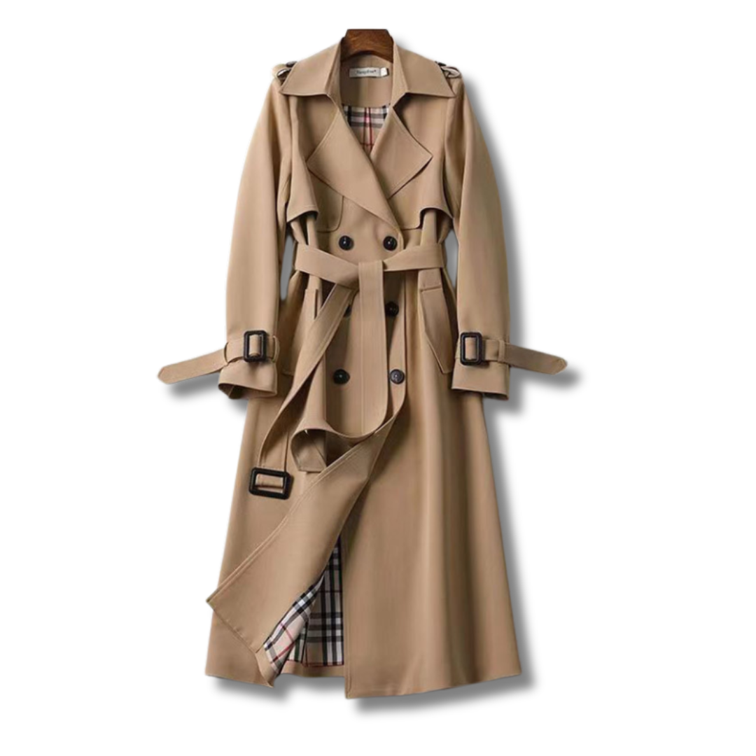 Klassieke Dames Trenchcoat – Tijdloze Elegantie & Functionaliteit