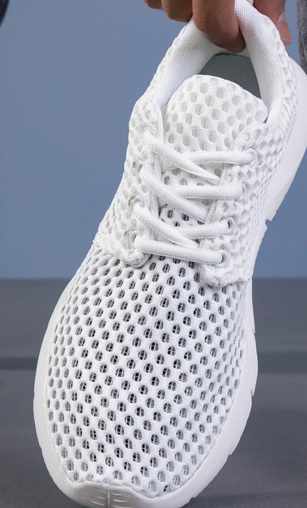 Heren Lichtgewicht Mesh Sneakers – Ademend Hardloopschoenen met Demping