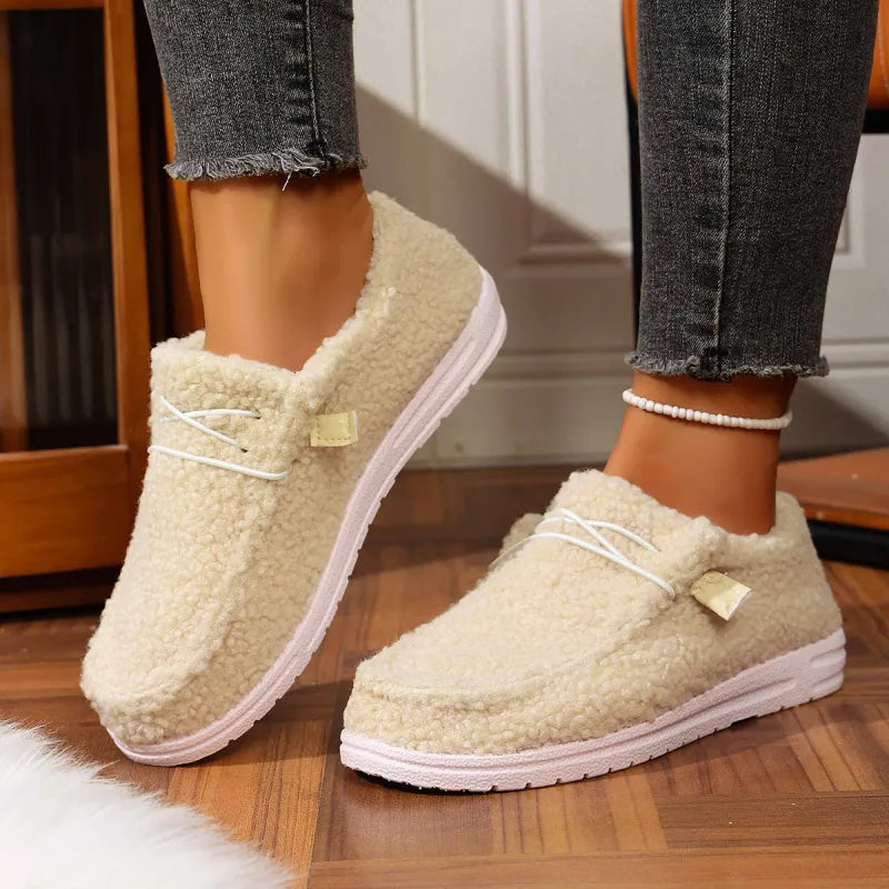 Warme Teddy Slippers voor Dames – Luxe, Comfortabel & Stijlvol voor de Winter