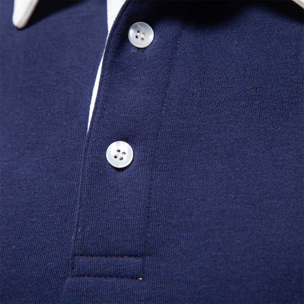 Klassiek Winter-Polo voor Heren – Warme & Stijlvolle Polo met Comfortabele Pasvorm