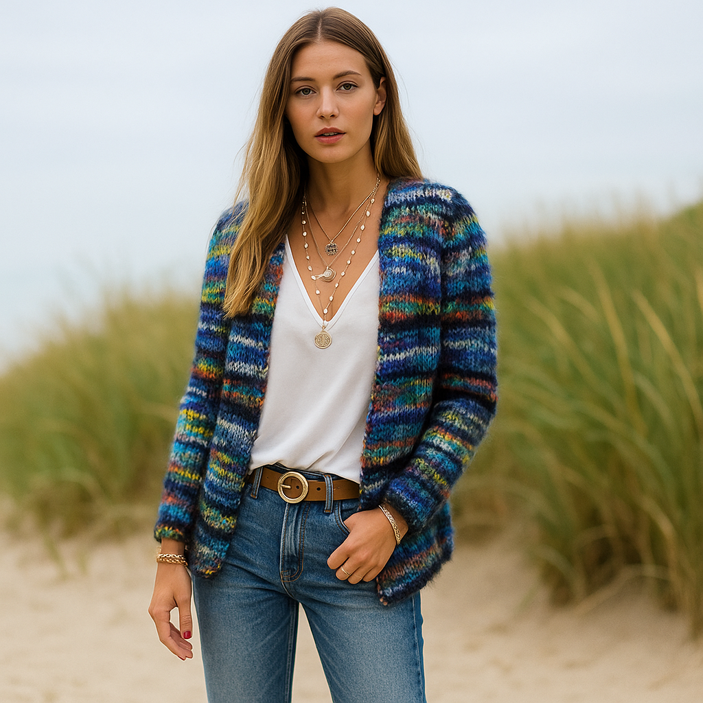 Lili | Kleurrijke Vintage-Trui met Gezellige Charme
