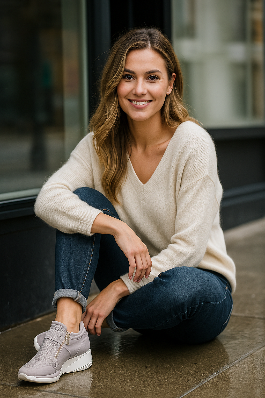 Dames Orthopedische Comfort Sneakers – Ondersteuning en Stijl voor Gezonde Stappen