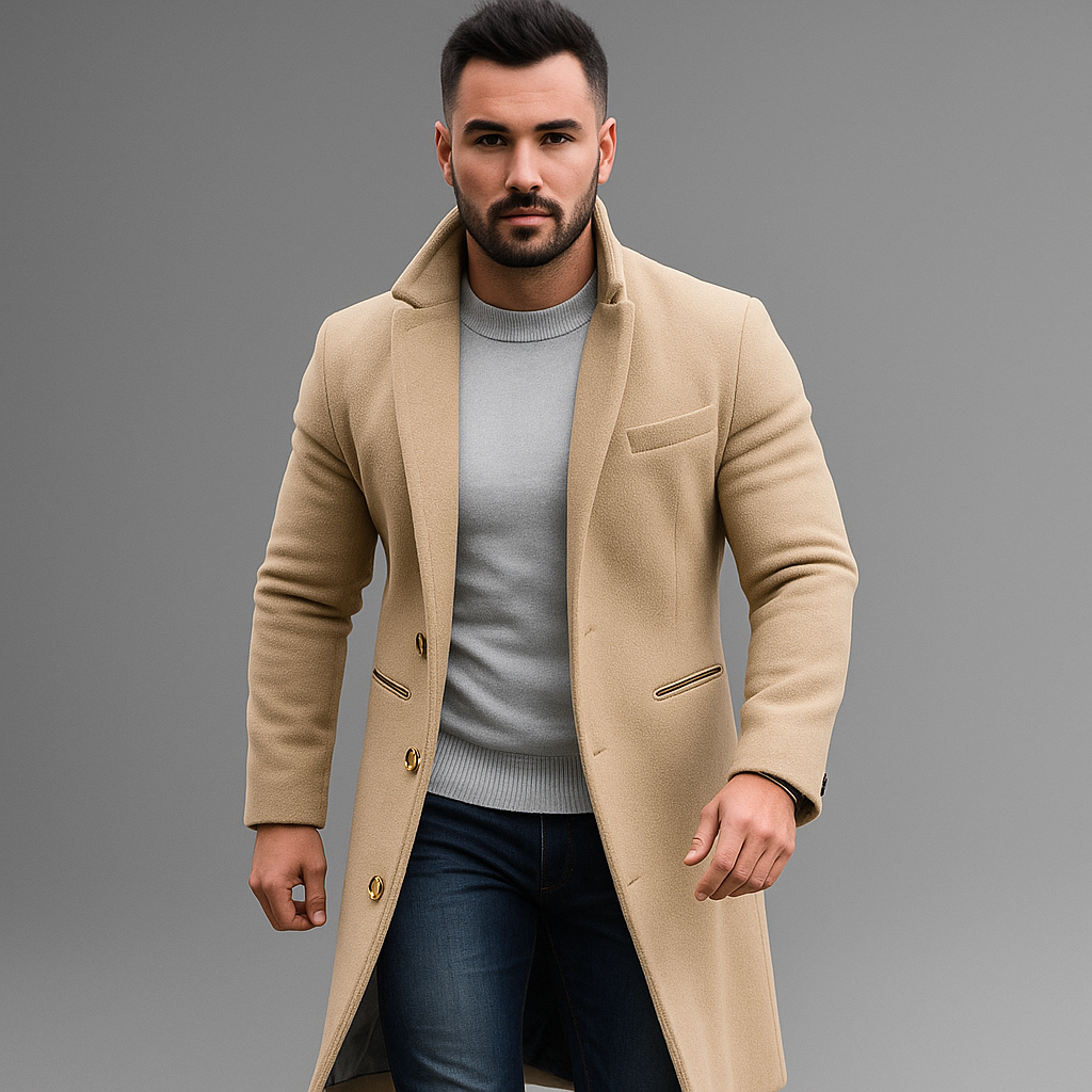 Winter Trenchcoat – Stijlvolle en Warme Jas voor Koude Dagen