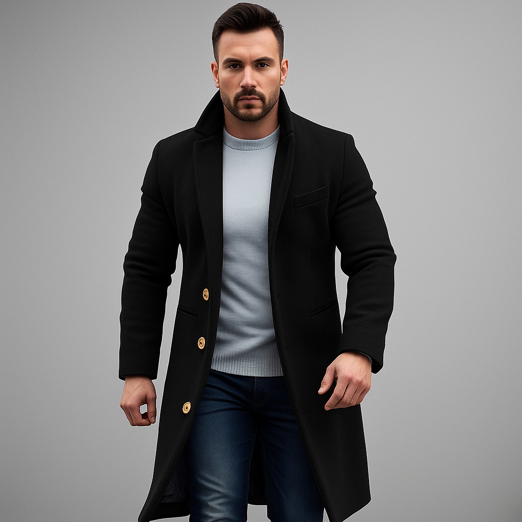 Winter Trenchcoat – Stijlvolle en Warme Jas voor Koude Dagen