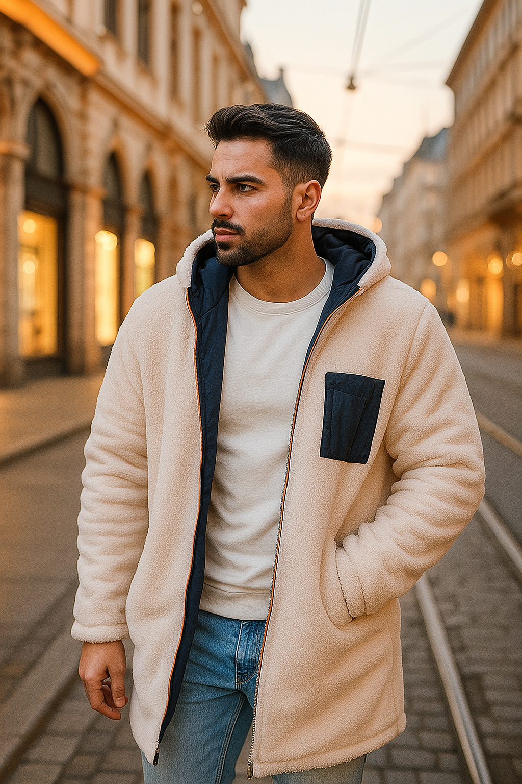 Casual Jas met Elegante Capuchon – Stijlvolle, Warme & Comfortabele Jas voor Elke Dag