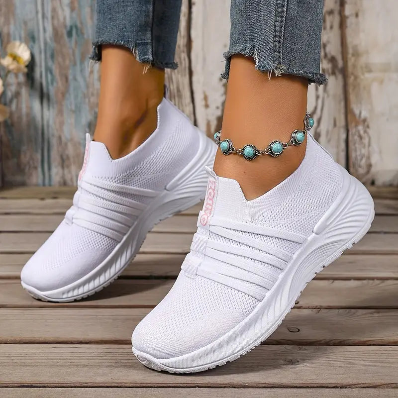 Lichtgewicht Slip-On Sneakers voor Dames & Heren – Comfortabele Ademend Schoenen