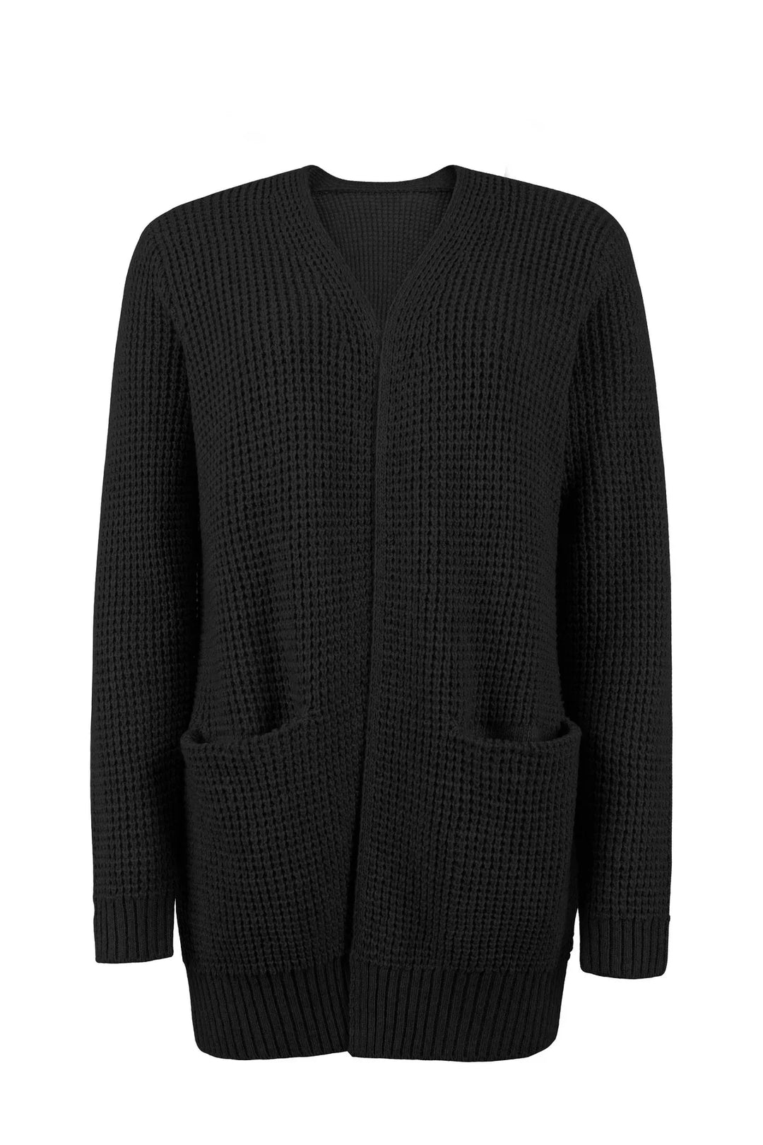 Dames Gebreid Vest met Lange Mouwen – Warm & Stijlvol