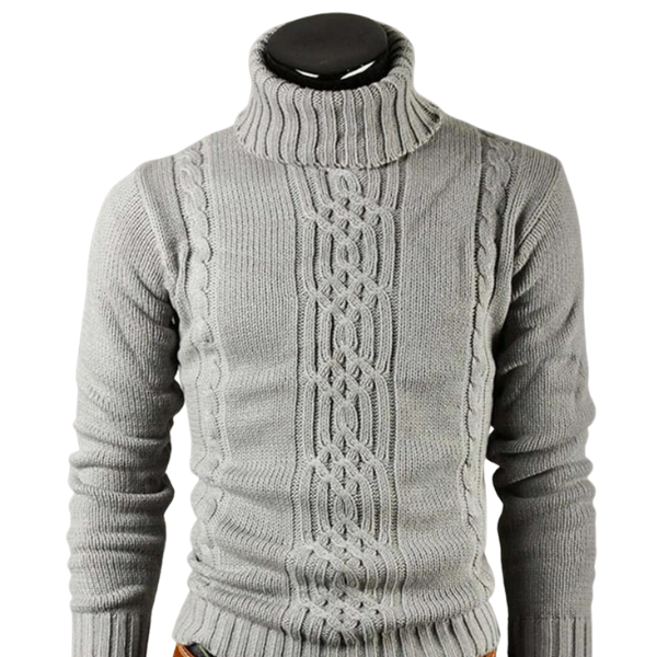 Warme Gebreide Trui met Col – Tijdloze Stijl en Ultiem Comfort in de Winter