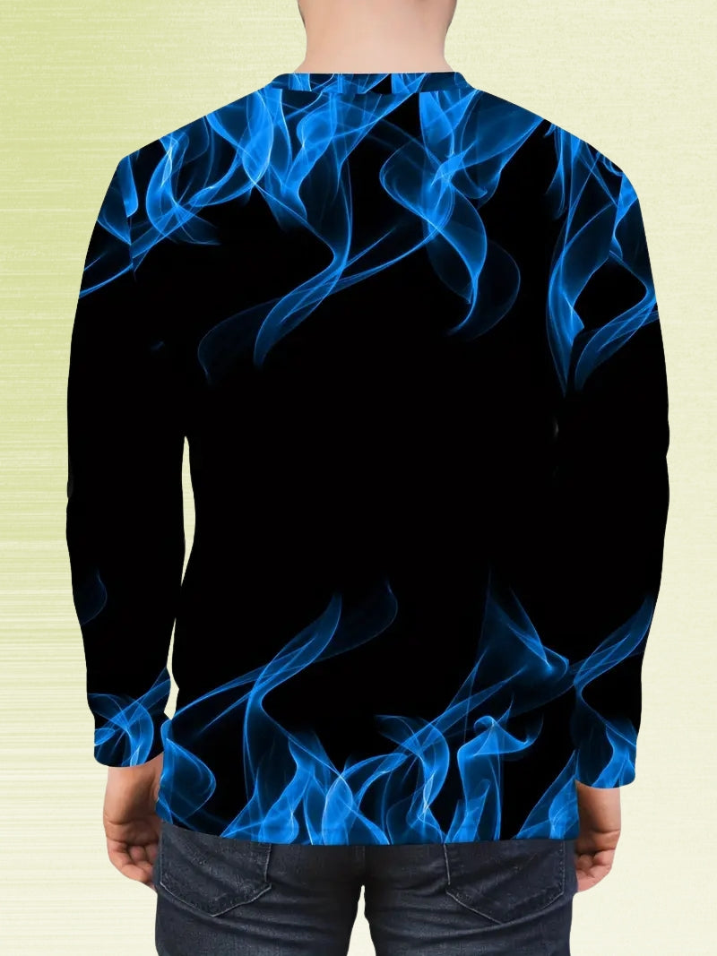 Casual Lange Mouwen Shirt met Ronde Hals – Comfortabel, Stijlvol & Veelzijdig