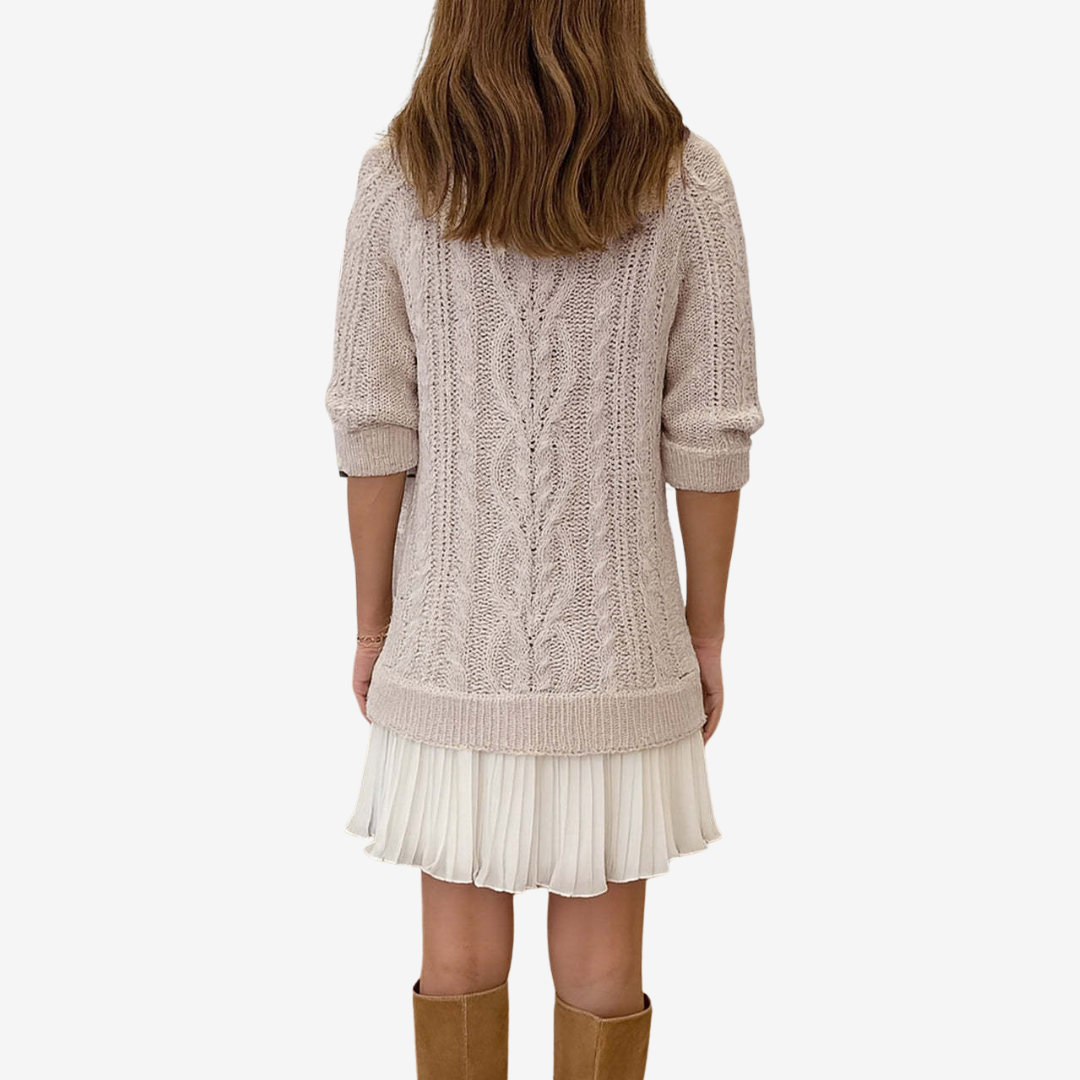 Gebreide Sweater Jurk – Comfortabel, Stijlvol & Veelzijdig voor Elke Gelegenheid