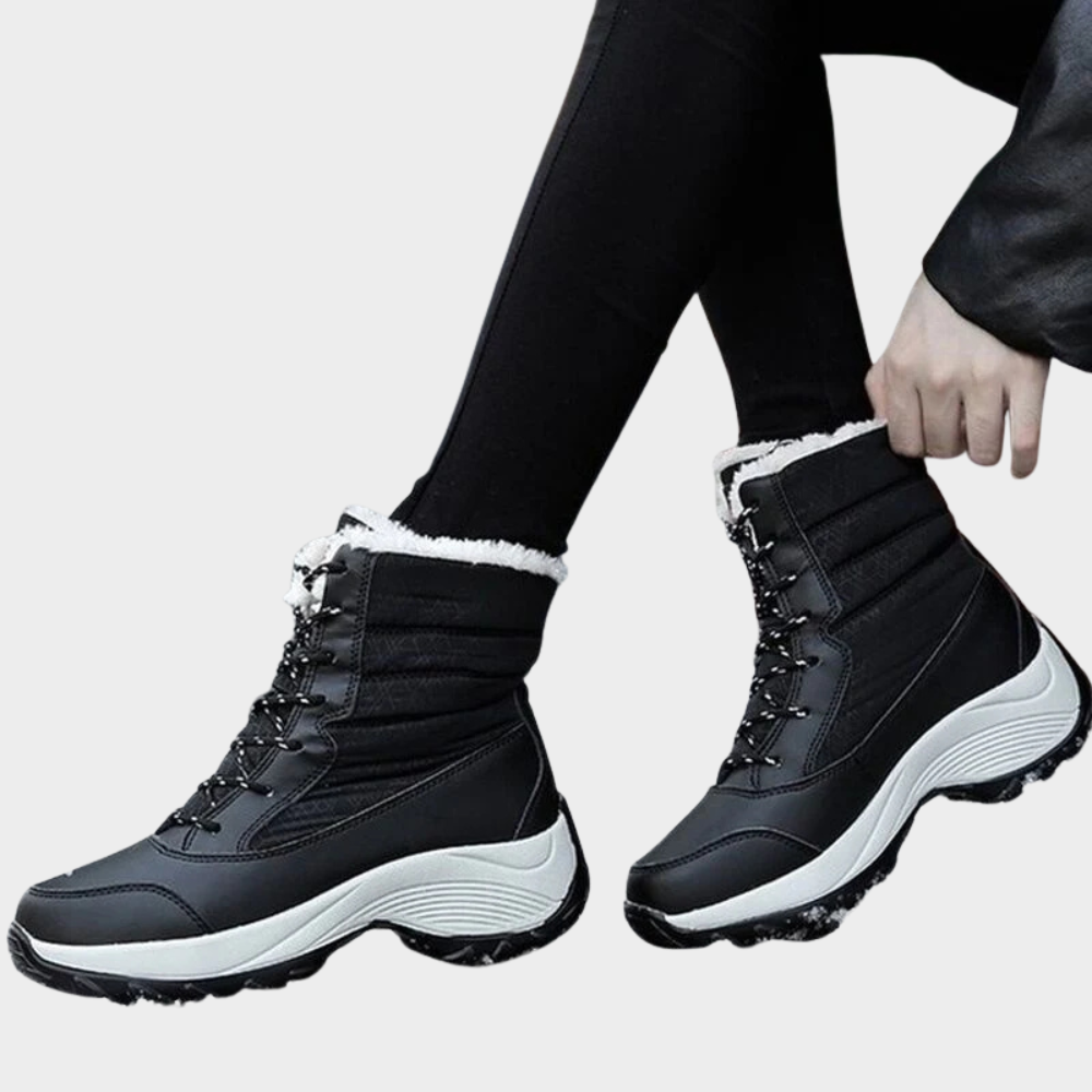 Warme Waterdichte Winterlaarzen voor Dames – Geïsoleerde Outdoor Schoenen