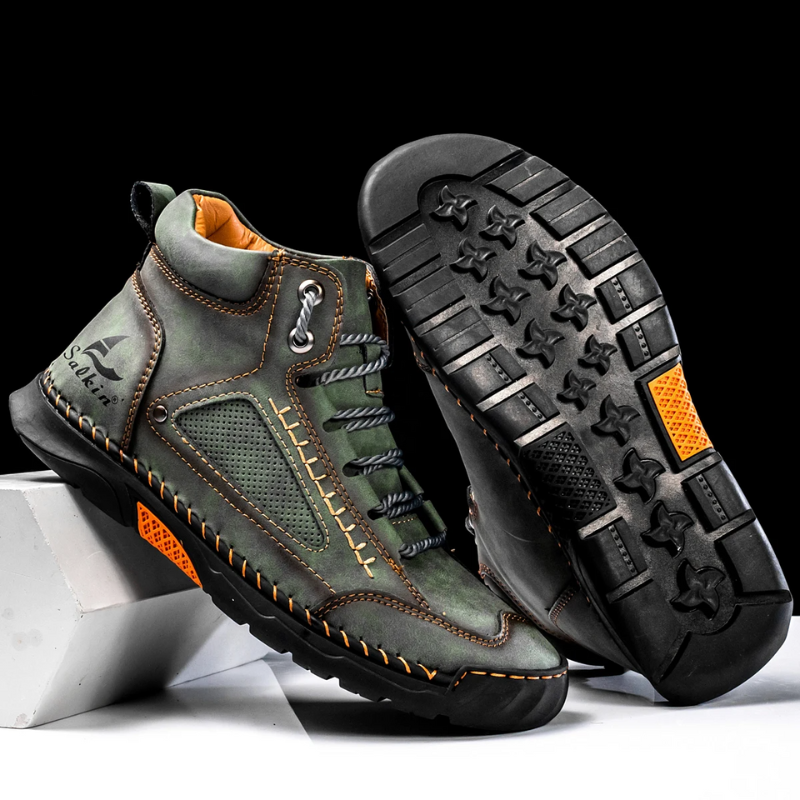 Hoge Top Schoenen – Premium Leer, Waterdicht en Ademend voor Ultiem Comfort