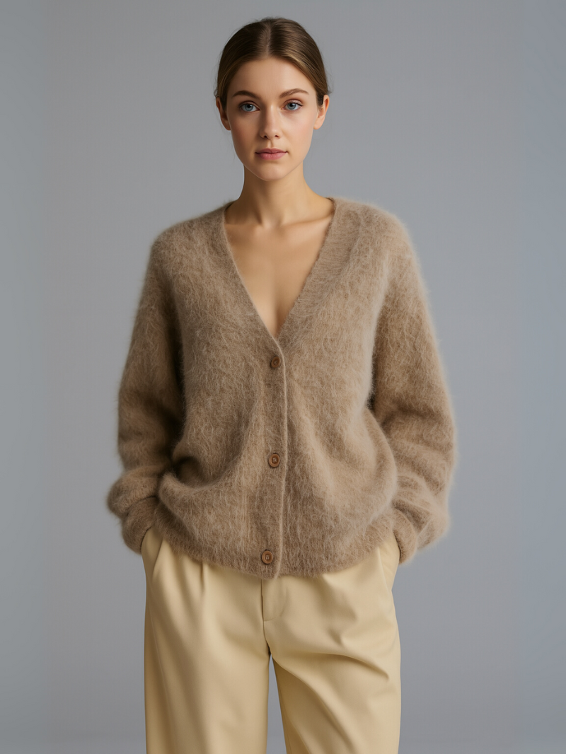 Zijdezachte Kasjmier Vest – Comfortabele Pasvorm en Tijdloze Elegantie
