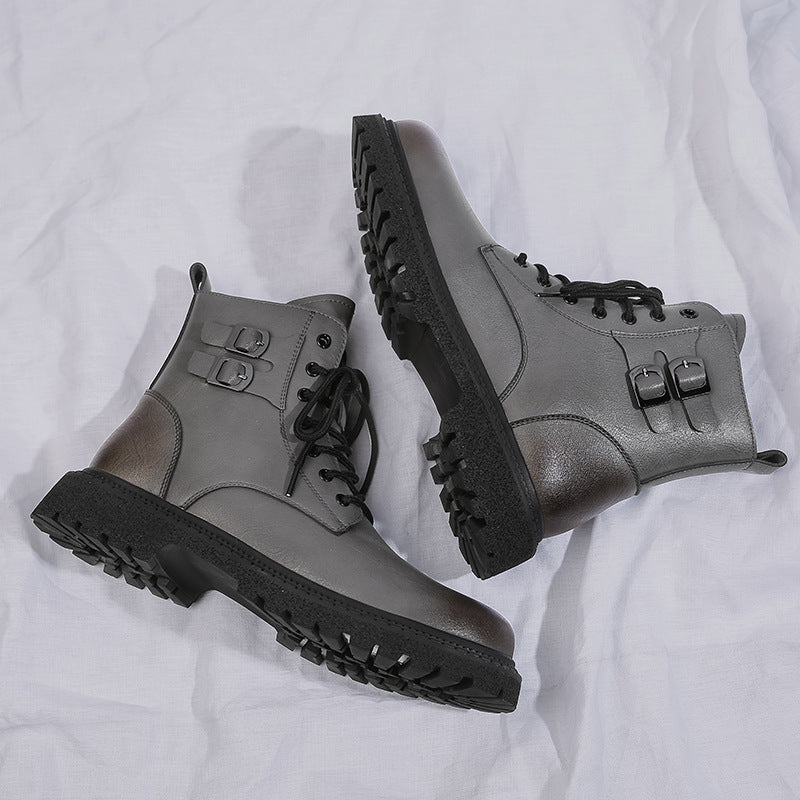 Stijlvolle Donkere Herenlaarzen – Comfortabele, Weerbestendige & Tijdloze Laarzen