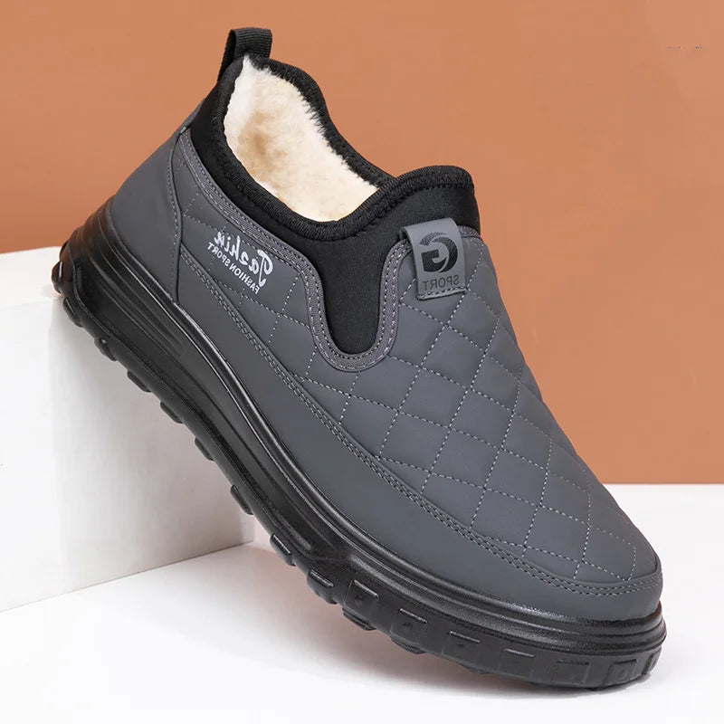 Waterdichte Winter Instappers – Warme Voering, Orthopedische Steun & Antislip Zool