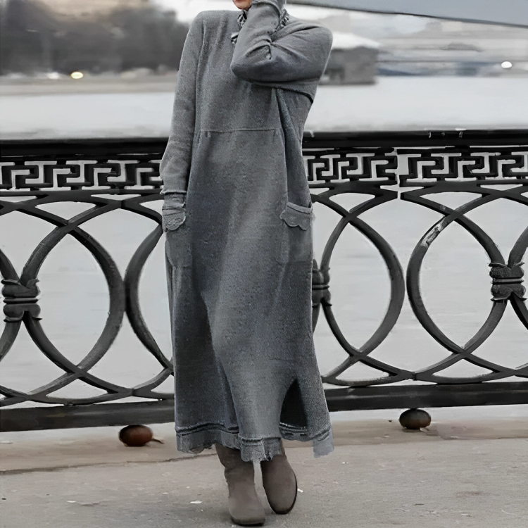 Comfortabele Maxi Jurk – Elegante & Casual Lange Jurk voor Dames