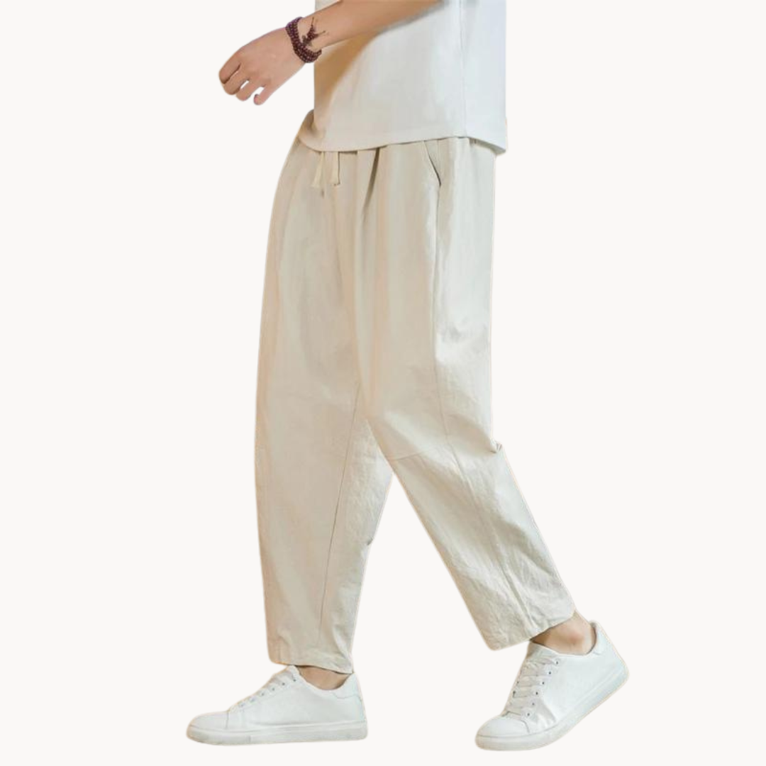 Cotton Linen Broek – Luchtig, Stijlvol & Comfortabel voor Elke Gelegenheid
