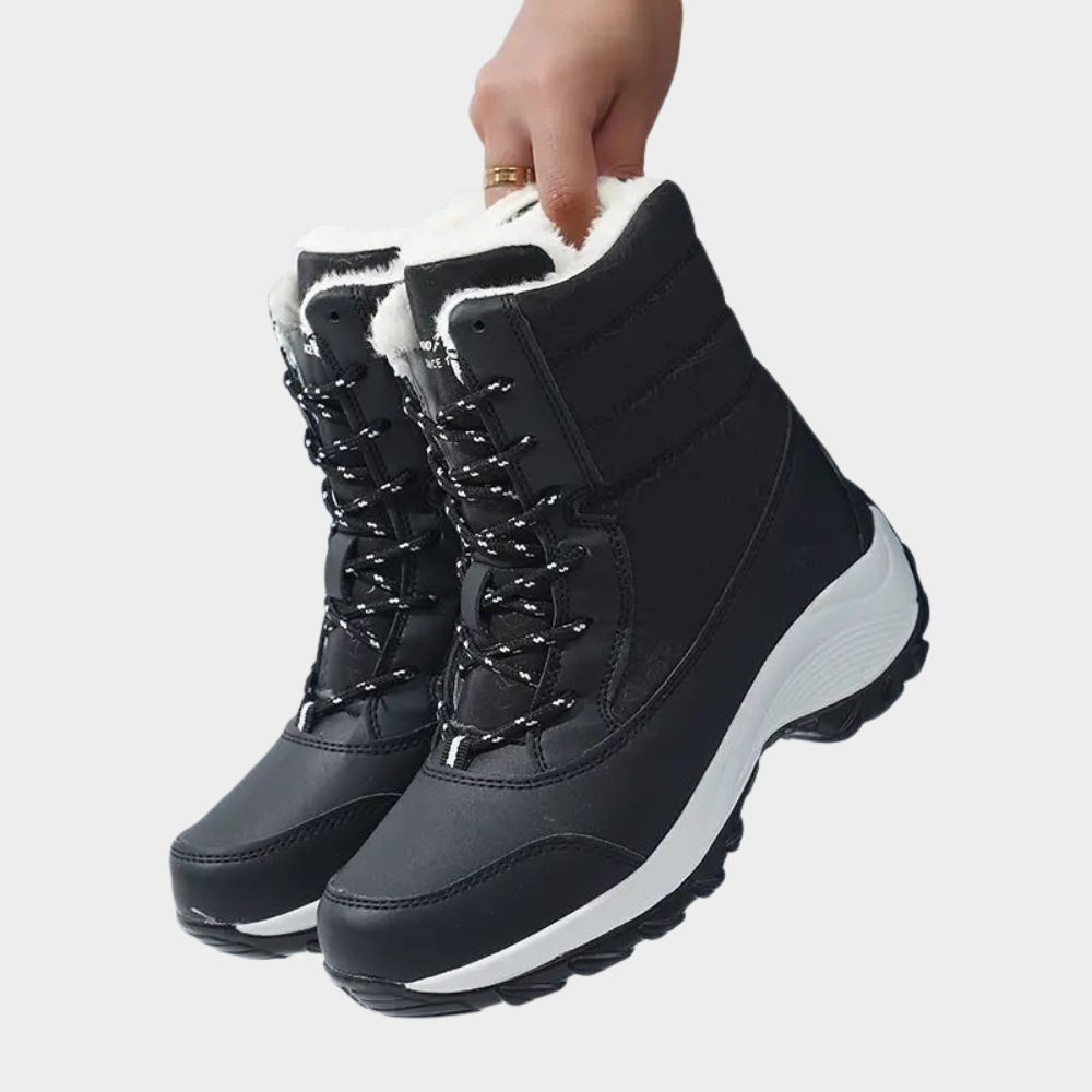 Warme Waterdichte Winterlaarzen voor Dames – Geïsoleerde Outdoor Schoenen