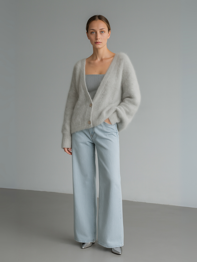 Zijdezachte Kasjmier Vest – Comfortabele Pasvorm en Tijdloze Elegantie
