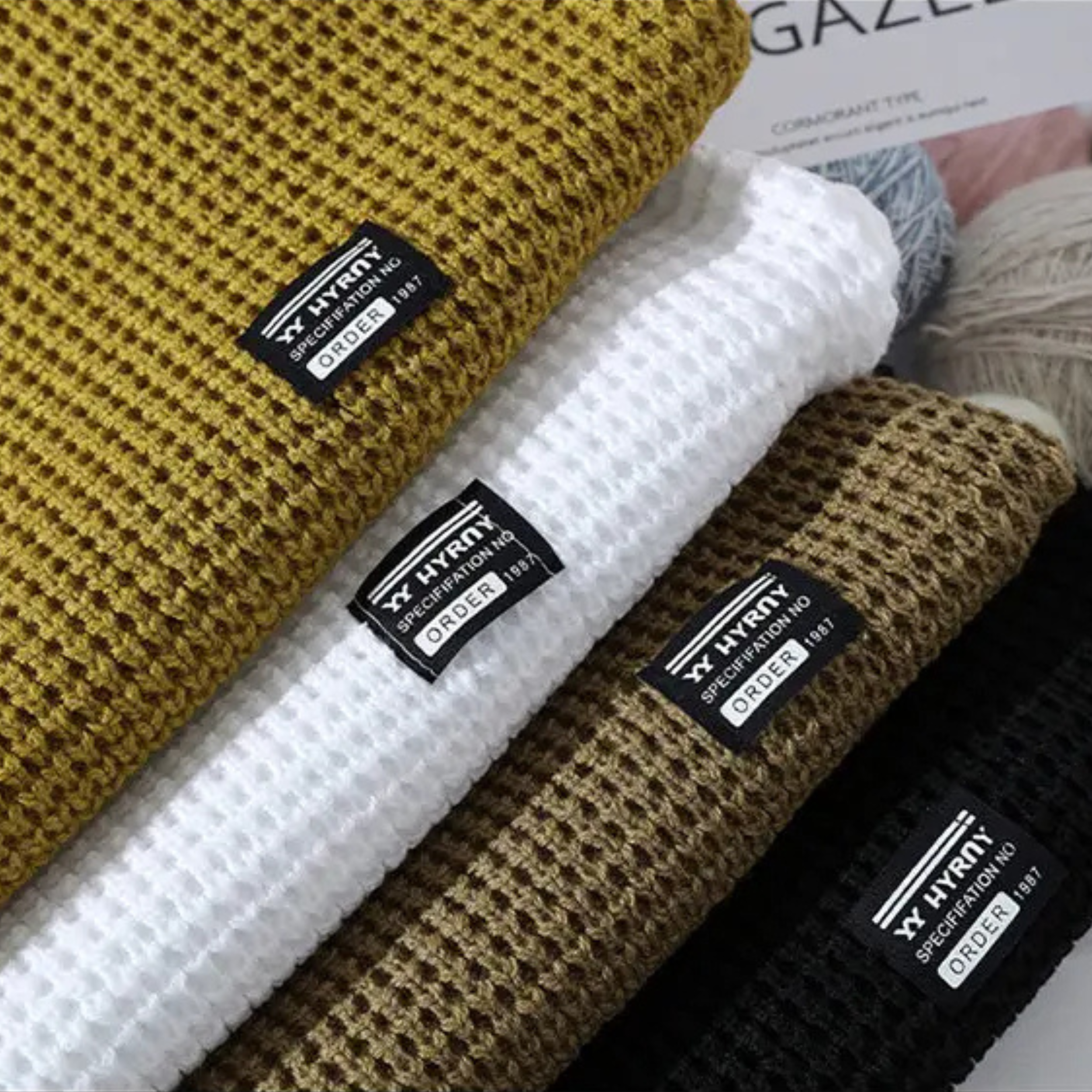 Klassieke Wafelgebreide Pullover – Zachte Ademend Gebreide Trui met Duurzaam Weefsel