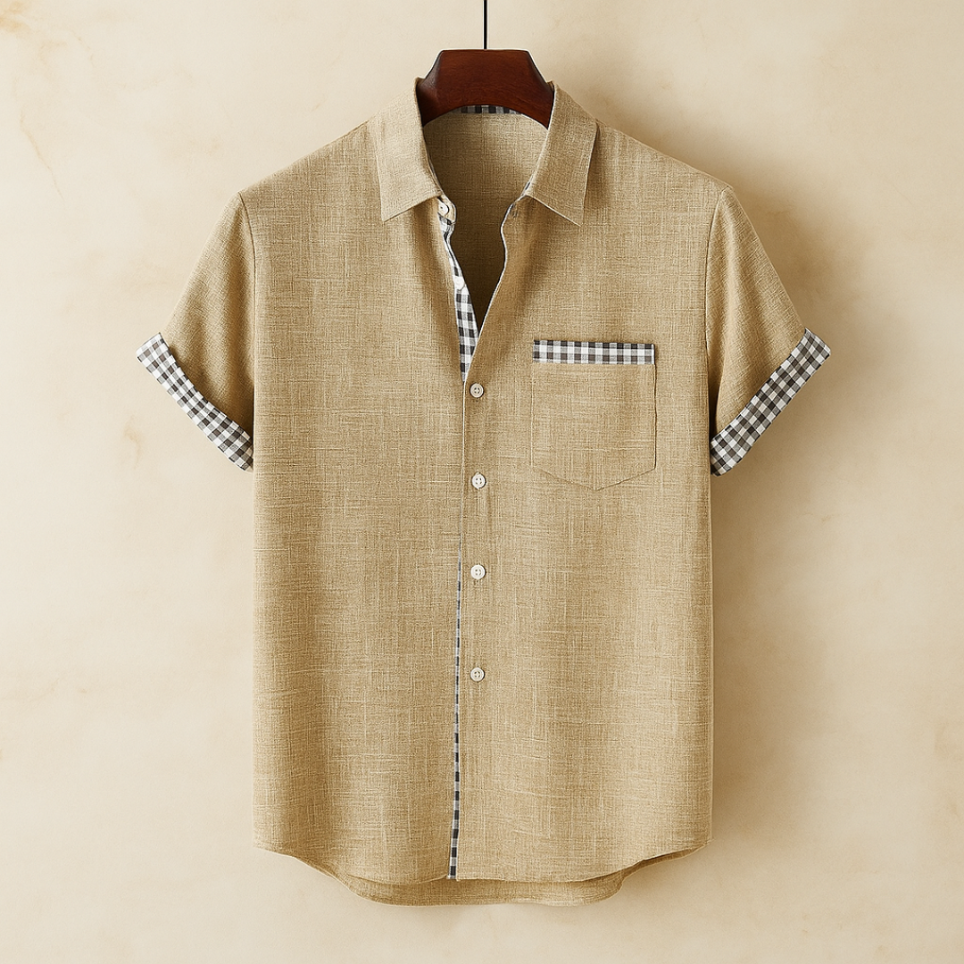 Brooks Linnen Overhemd – Premium Linnenmix, Casual & Tijdloos Herenoverhemd
