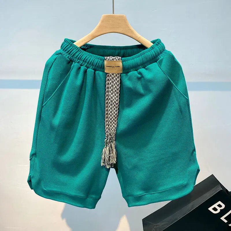 Waffle Knit Short voor Heren – Comfortabele Katoenen Shorts met Structuur & Relaxed Fit