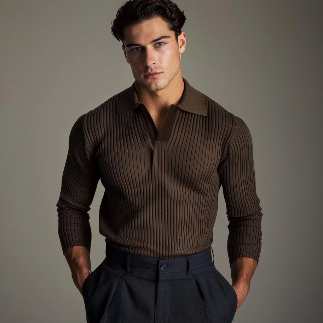 Open Kraag Shirt Heren & Dames – Lichtgewicht Lange Mouwen Casual Elegantie