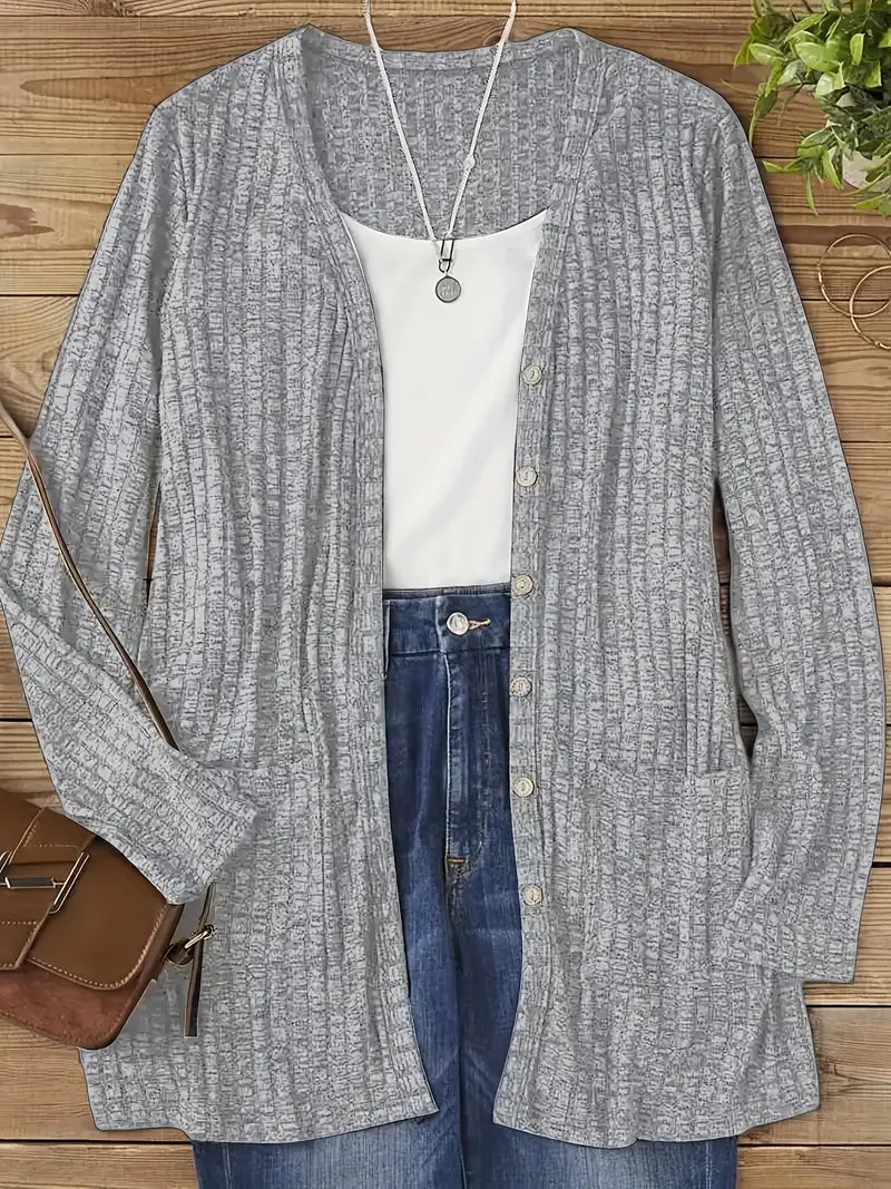 Langsleeve Cardigan – Comfortabele & Stijlvolle Damesvesten met Lange Mouwen