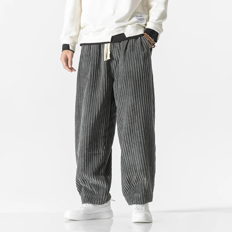 Lounge Pants – Comfortabele Corduroy Broek met Moderne Pasvorm