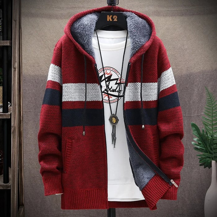 Stijlvolle Hoodie voor Heren – Trendy Hoodie met Kleurblokdesign & Comfortabele Pasvorm