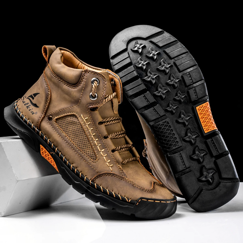 Hoge Top Schoenen – Premium Leer, Waterdicht en Ademend voor Ultiem Comfort
