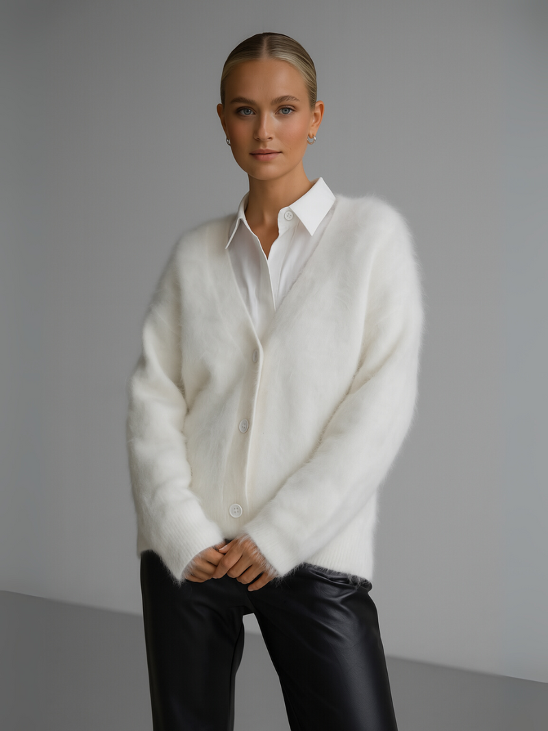 Zijdezachte Kasjmier Vest – Comfortabele Pasvorm en Tijdloze Elegantie