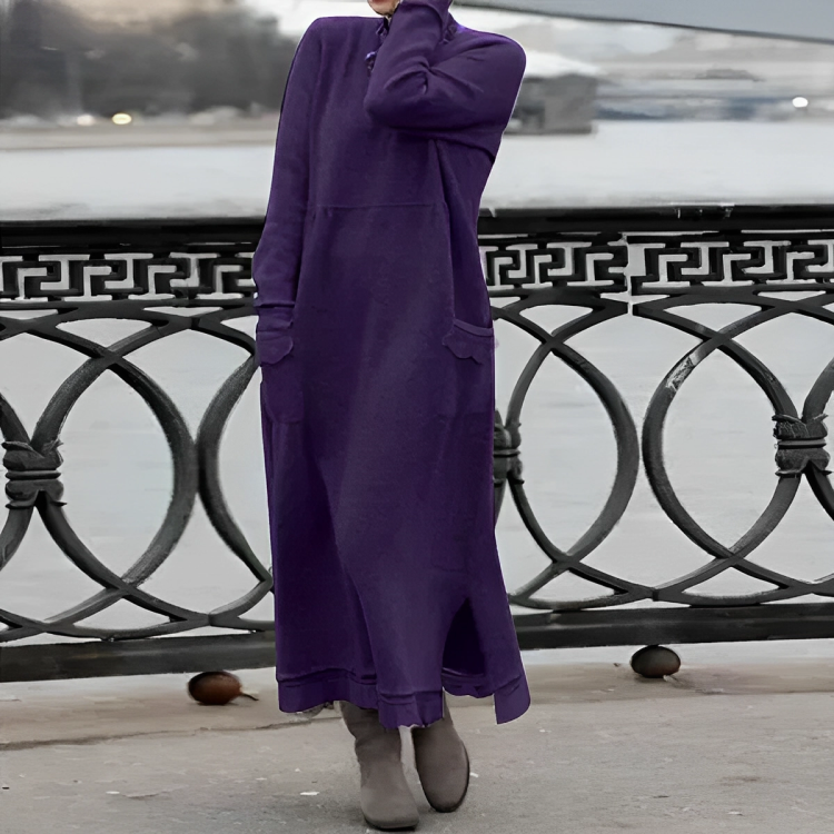 Comfortabele Maxi Jurk – Elegante & Casual Lange Jurk voor Dames