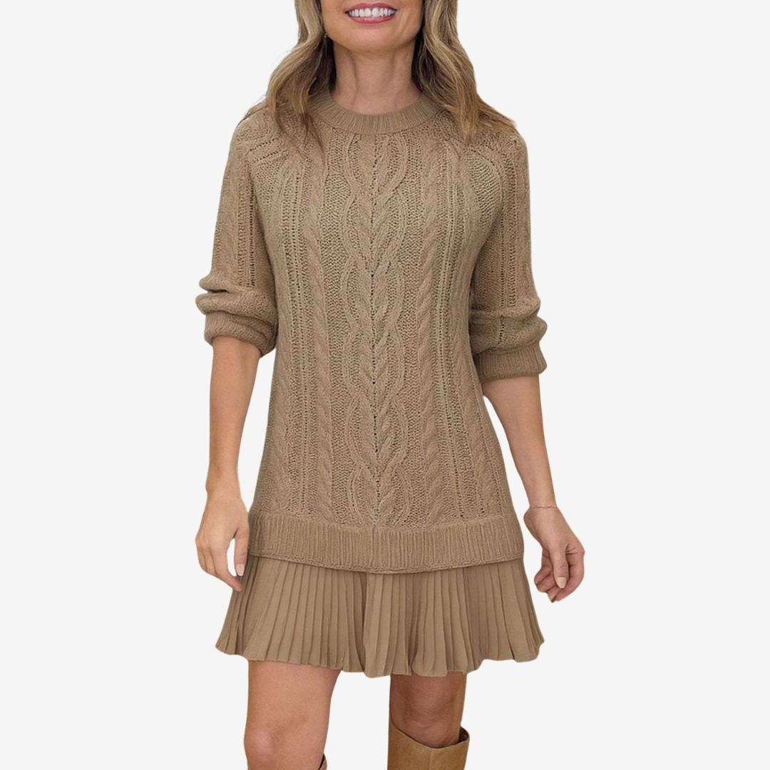 Gebreide Sweater Jurk – Comfortabel, Stijlvol & Veelzijdig voor Elke Gelegenheid