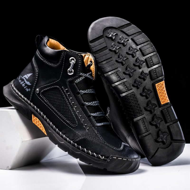 Hoge Top Schoenen – Premium Leer, Waterdicht en Ademend voor Ultiem Comfort