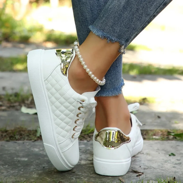 Dames Orthopedische Sneakers – Comfortabele Wandelschoenen met Schokabsorberende Zool