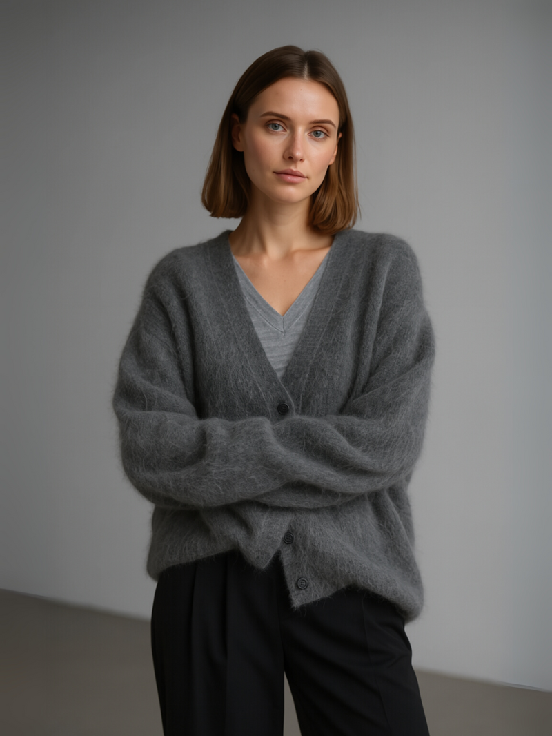 Zijdezachte Kasjmier Vest – Comfortabele Pasvorm en Tijdloze Elegantie