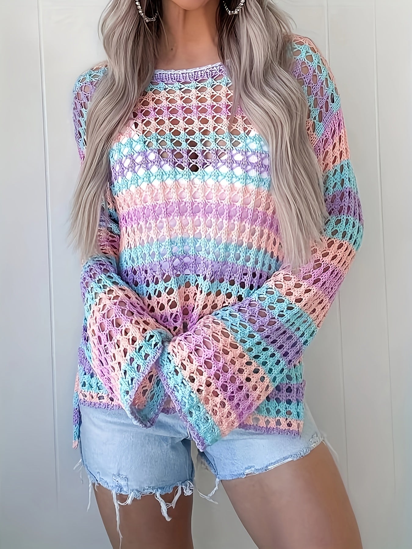 Tie-Dye Mesh Haaktop