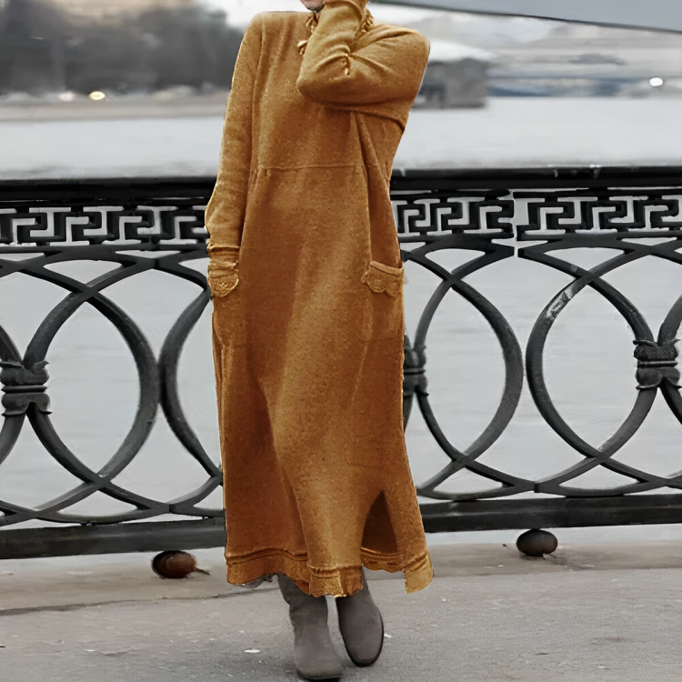 Comfortabele Maxi Jurk – Elegante & Casual Lange Jurk voor Dames