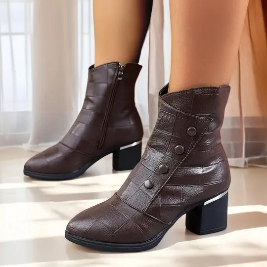 Dames Orthopedische Enkellaarzen – Comfortabele Stevige Schoenen tegen Voet- en Kniepijn