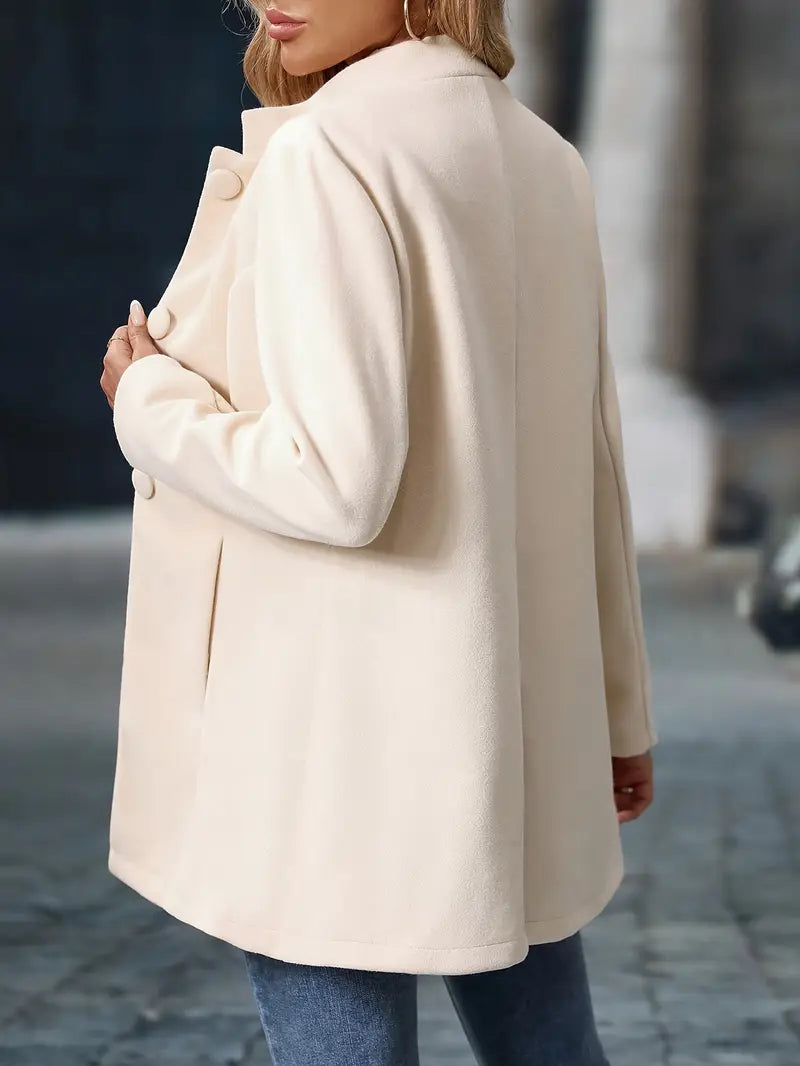 Modieuze Effen Blazer – Tijdloos & Elegant Damesjack voor Werk en Casual Stijl