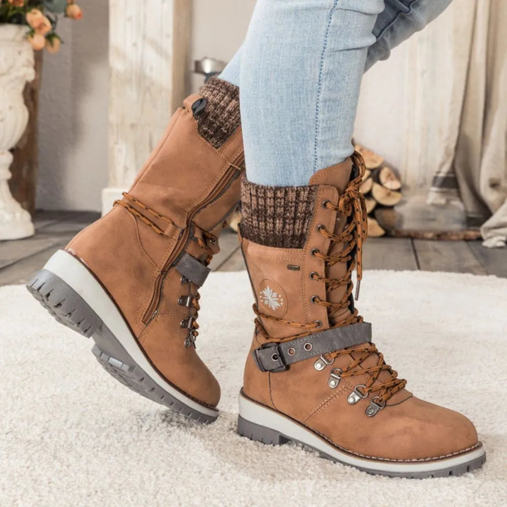 Comfortabele Winterlaarzen met Memory Foam – Warm, Waterdicht & Antislip