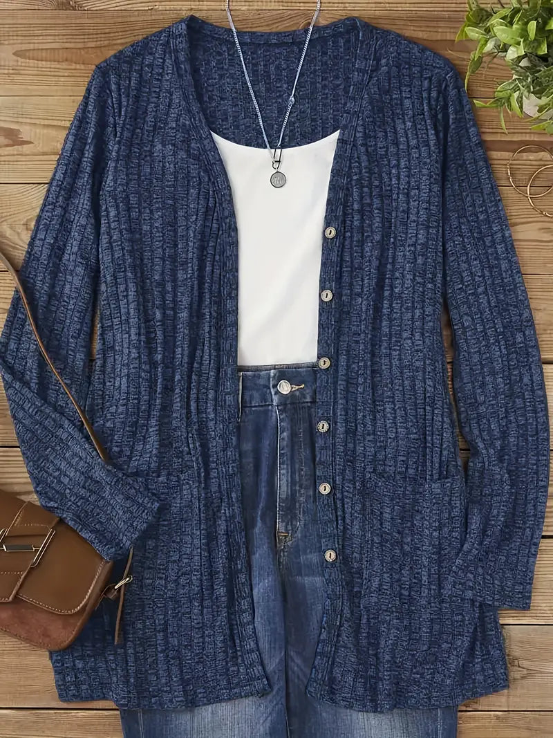 Langsleeve Cardigan – Comfortabele & Stijlvolle Damesvesten met Lange Mouwen
