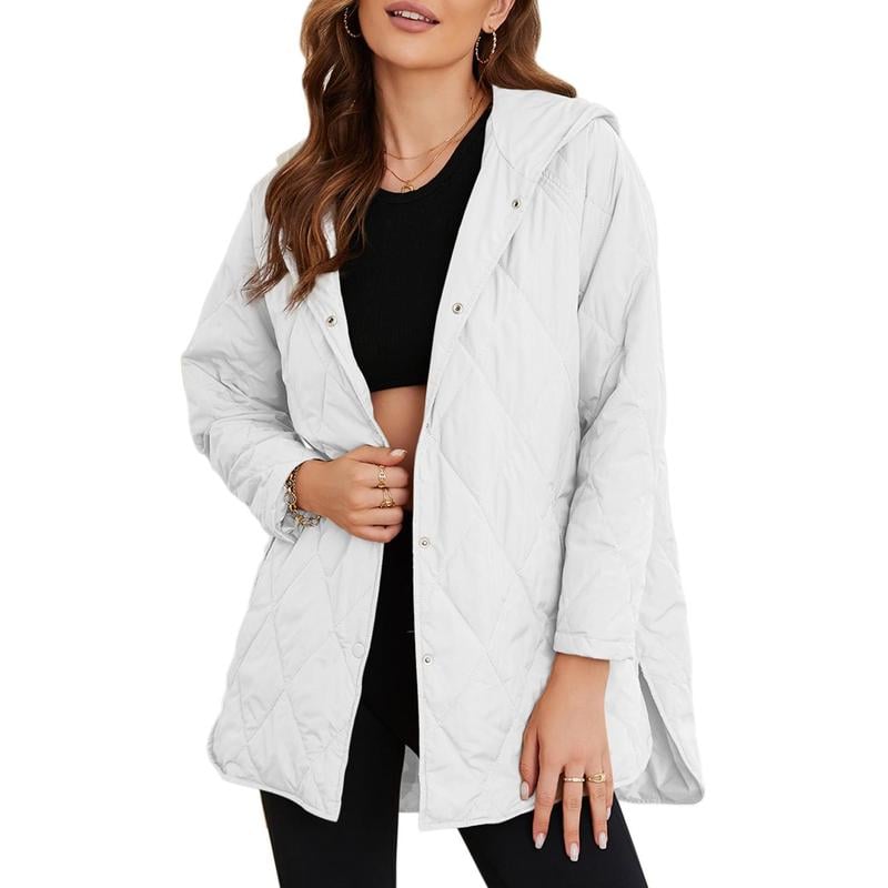 Dames Winter Puffer Jas – Oversized en Lichtgewicht Gewatteerde Jas
